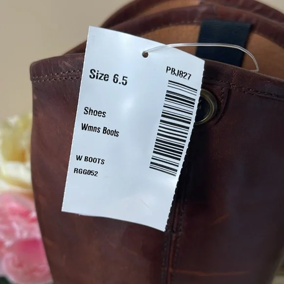 New FRYE Mellisa button cognac boots - Picture 7 of 13